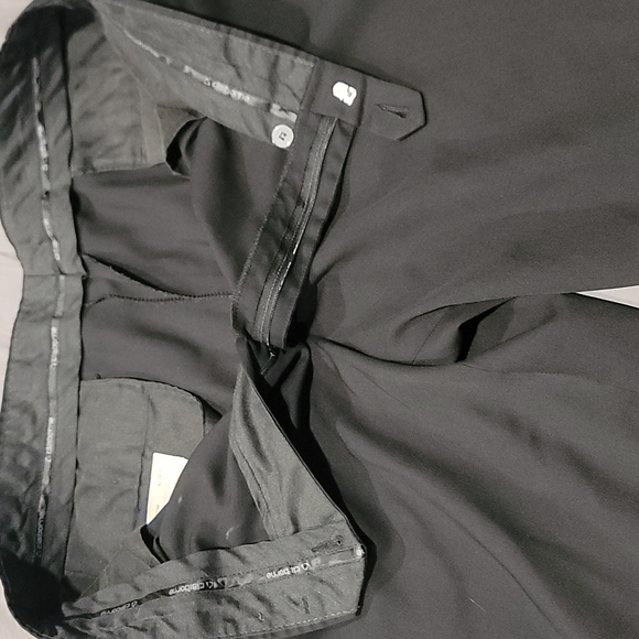 Men's Black Pleated Slacks - Picture 2 of 4
